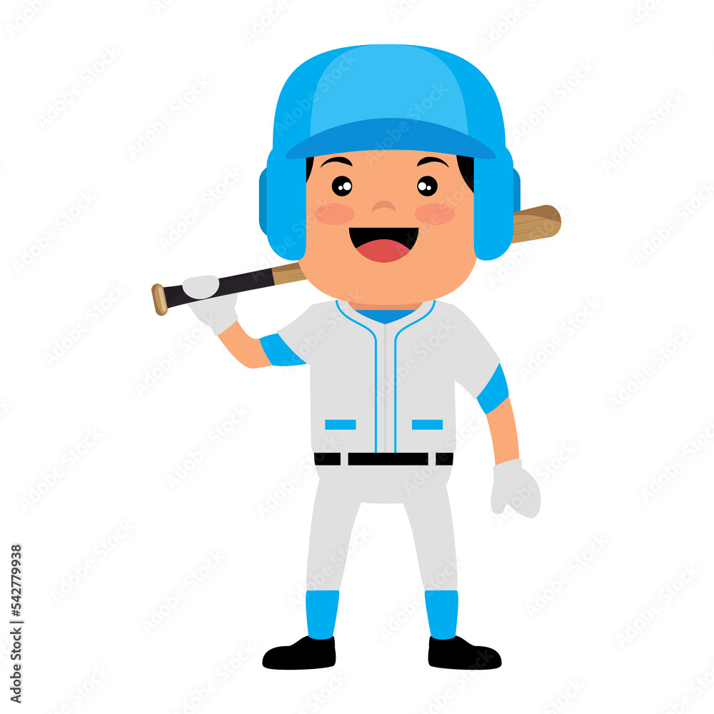 Playing Baseball PNG Format With Transparent Background