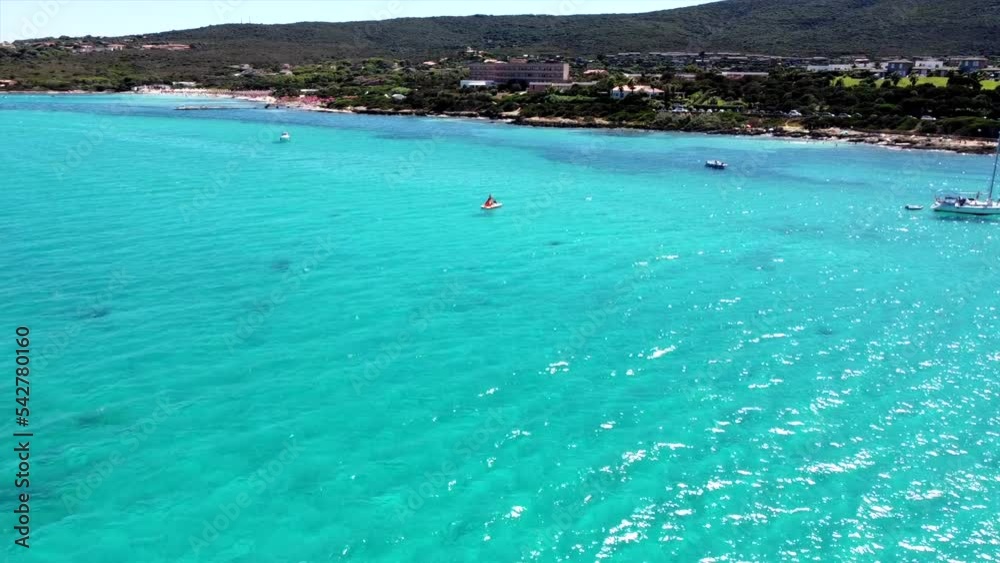 La Pelosa beach in the town of Stintino, Sardinia, Italy La Pelosa beach in the town of Stintino, Sardinia, Italy