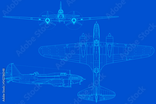 Bombardero medio Il-4 photo