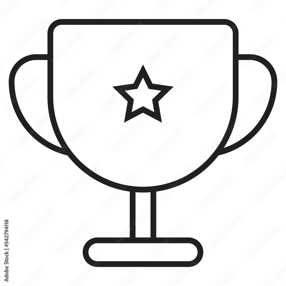 Trophy reward icon, champion icon, winner icon, victory icon, vector illustration Trophy reward icon, champion icon, winner icon, victory icon, vector illustration