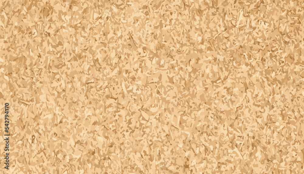 Realistic sawdust compression sheet texture. OSB 3d panel shape. Plywood natural construction background. Brown roofing board. Beige tree particles, horizontal banner. Laminate dry wall construction Realistic sawdust compression sheet texture. OSB 3d panel shape. Plywood natural construction background. Brown roofing board. Beige tree particles, horizontal banner. Laminate dry wall construction