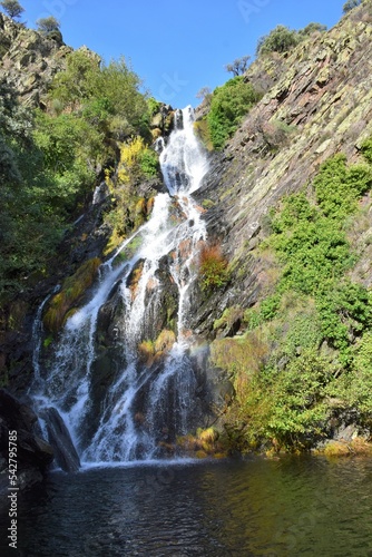 cascada de sierra de gata photo