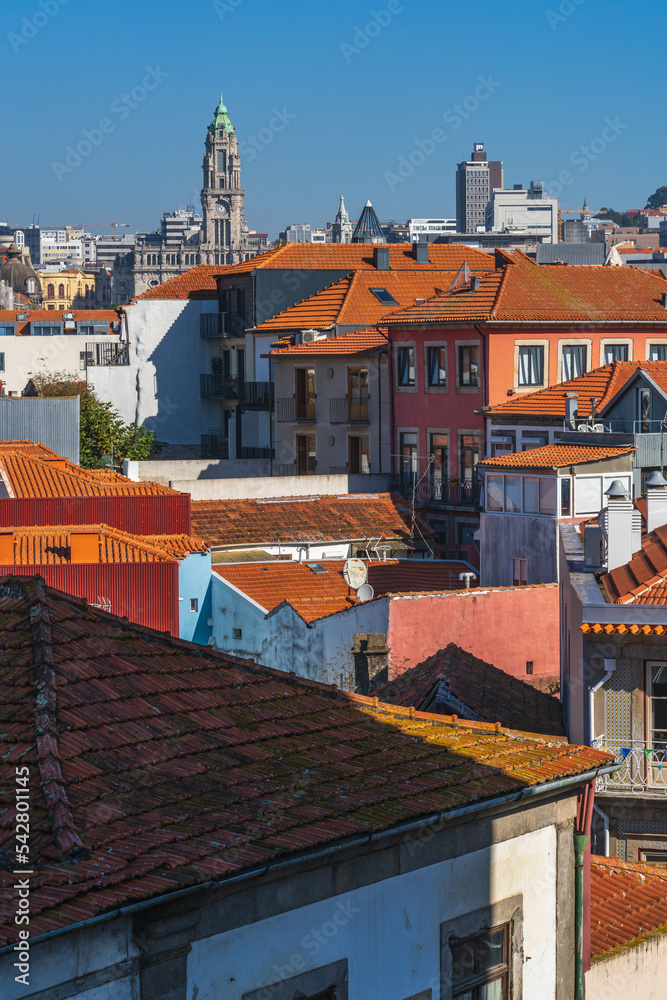 View of the city of Porto in Portugal
