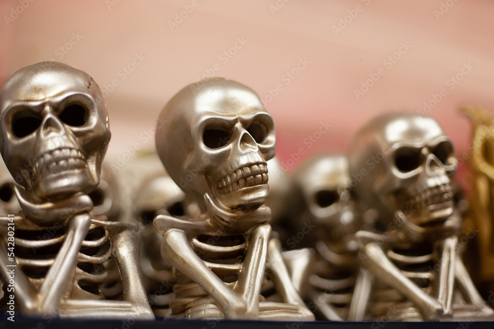 Scary spooky halloween skull on background Scary spooky halloween skull on background