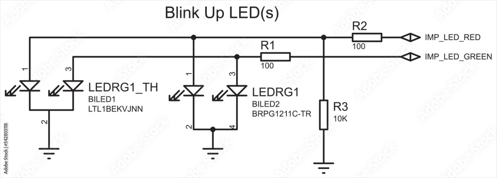 Schematic diagram of electronic device. Vector drawing electrical ... Circuit Diagram