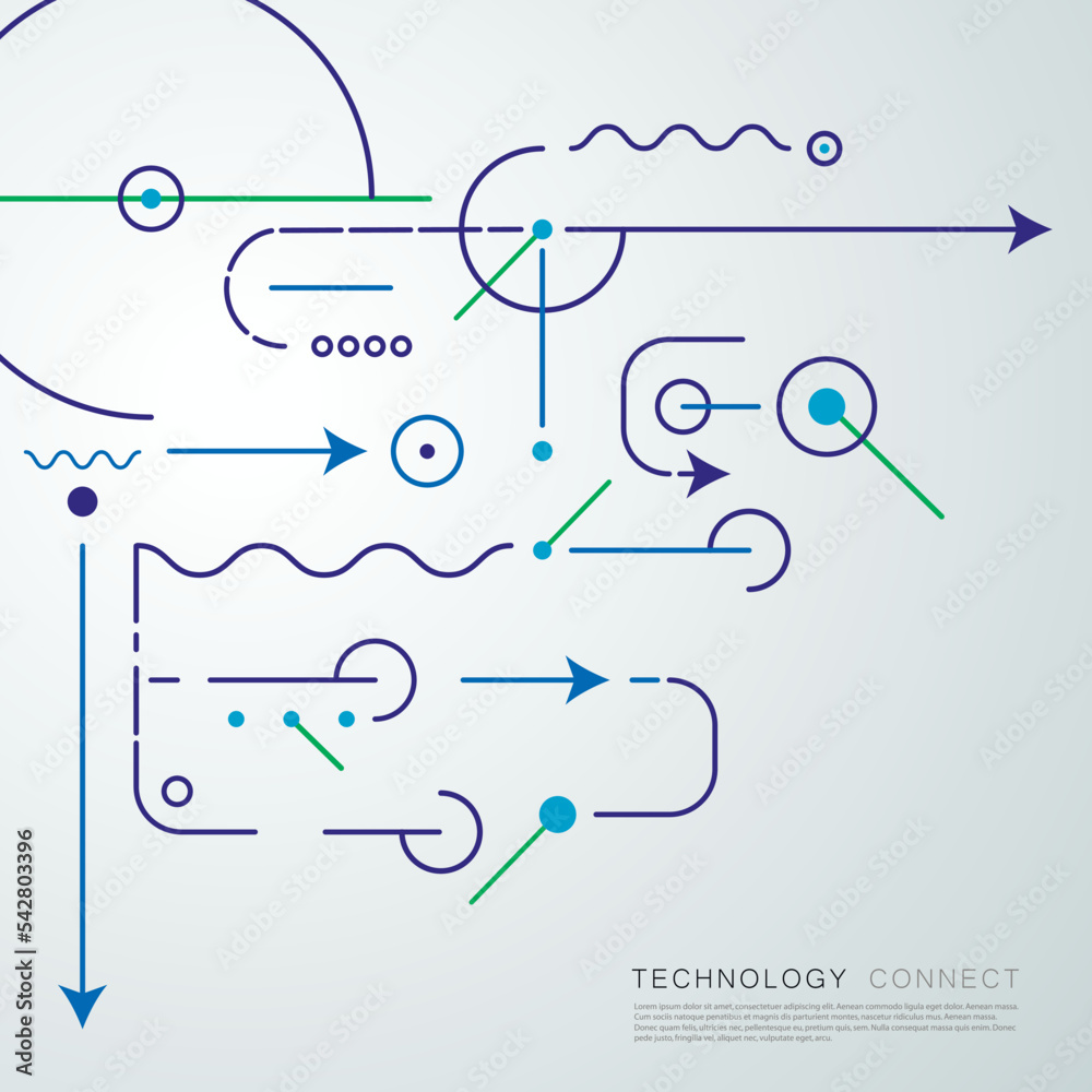 Vector internet technology banner. Abstract circuit board. Global network background Vector internet technology banner. Abstract circuit board. Global network background