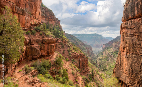 North Kaibab Trail - Grand Canyon National Park - North Rim - near the Supai tunnel