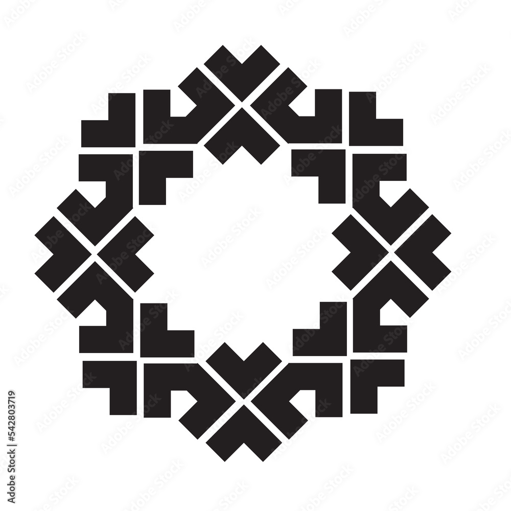monogram geometric circle pattern celtic maze ornament. tribal tattoo monogram geometric circle pattern celtic maze ornament. tribal tattoo