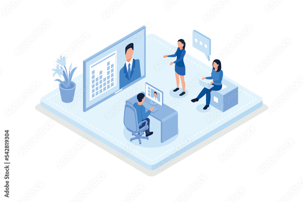 Technical support teams working together to build an engineering system. Software development and it operations concept, isometric vector modern illustration Technical support teams working together to build an engineering system. Software development and it operations concept, isometric vector modern illustration