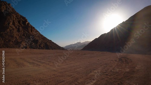Libyan desert in Egypt. Sharm El Sheikh. 
Buggy desert safari.