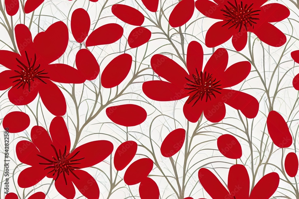 seamless small flower pattern on background