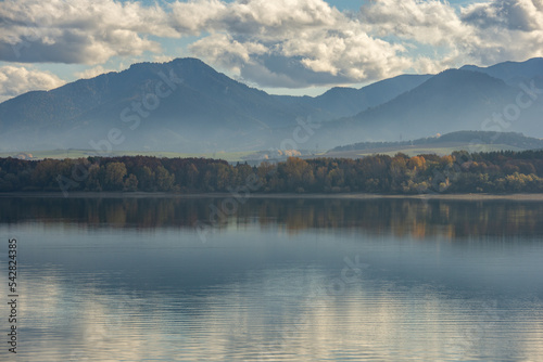 autumn landscape with lake, Liptovská Mara, Liptov, Slovakia © Michal