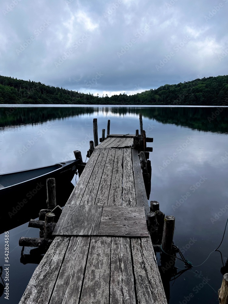 Fototapeta premium pier on the lake