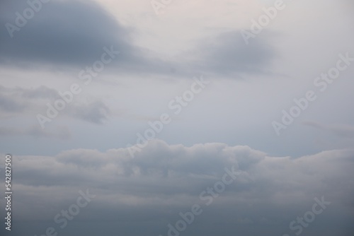 Fototapeta Naklejka Na Ścianę i Meble -  Picturesque view of grey sky with clouds