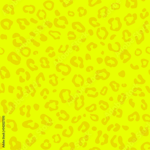textura estampa de onça com fundo amarelo  photo