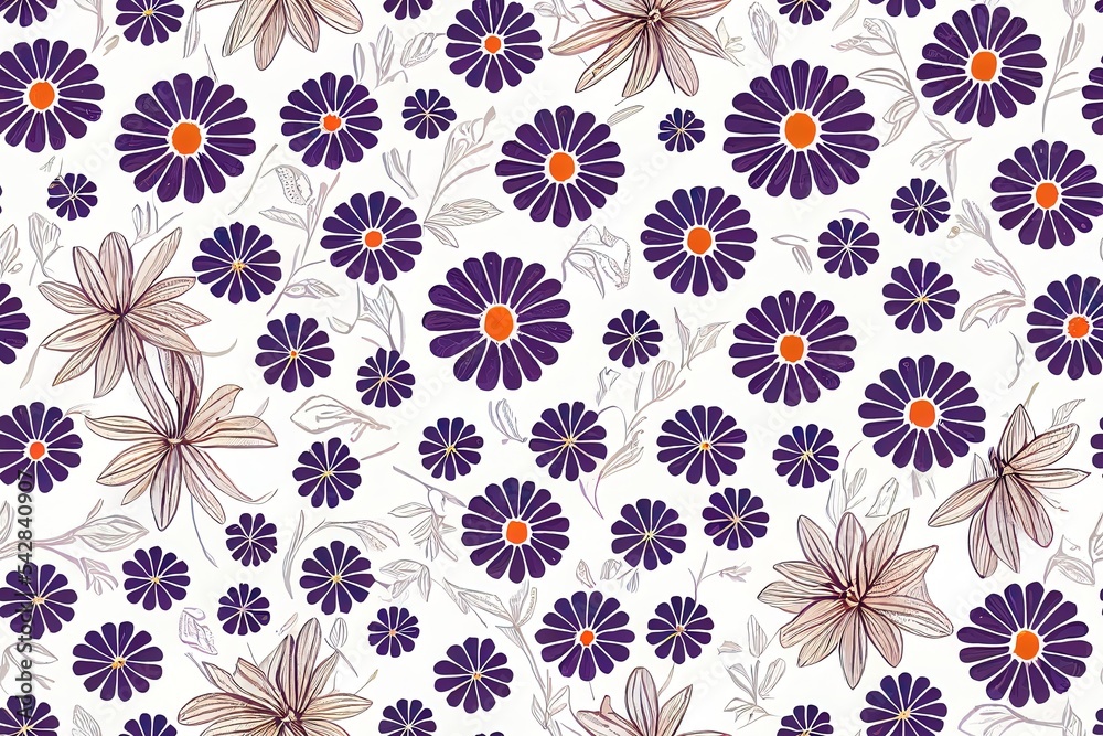 Floral Allover seamless pattern design for digital print and any type of print Floral Allover seamless pattern design for digital print and any type of print