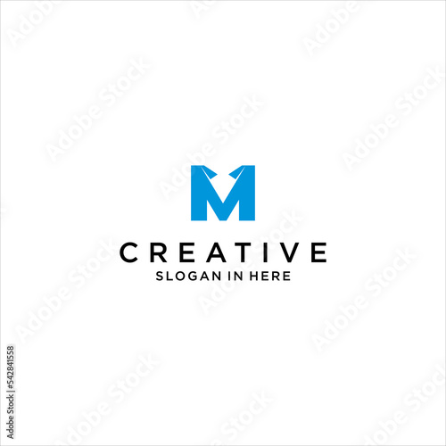 Business Man Logo. Creative Flat Design with Letter M and Tie Icon for Insurance Consultant and Advisory Brand. Free Download Business Man Logo. Creative Flat Design with Letter M and Tie Icon for Insurance Consultant and Advisory Brand. - GFXLoad