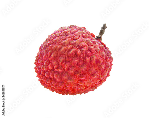Lychee tropical fruit isolated on transparent png