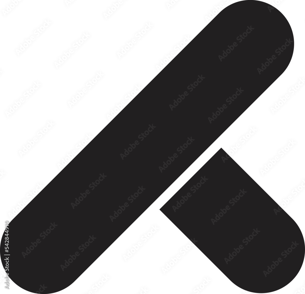 Abstract two lines logo illustration in trendy and minimal style Abstract two lines logo illustration in trendy and minimal style