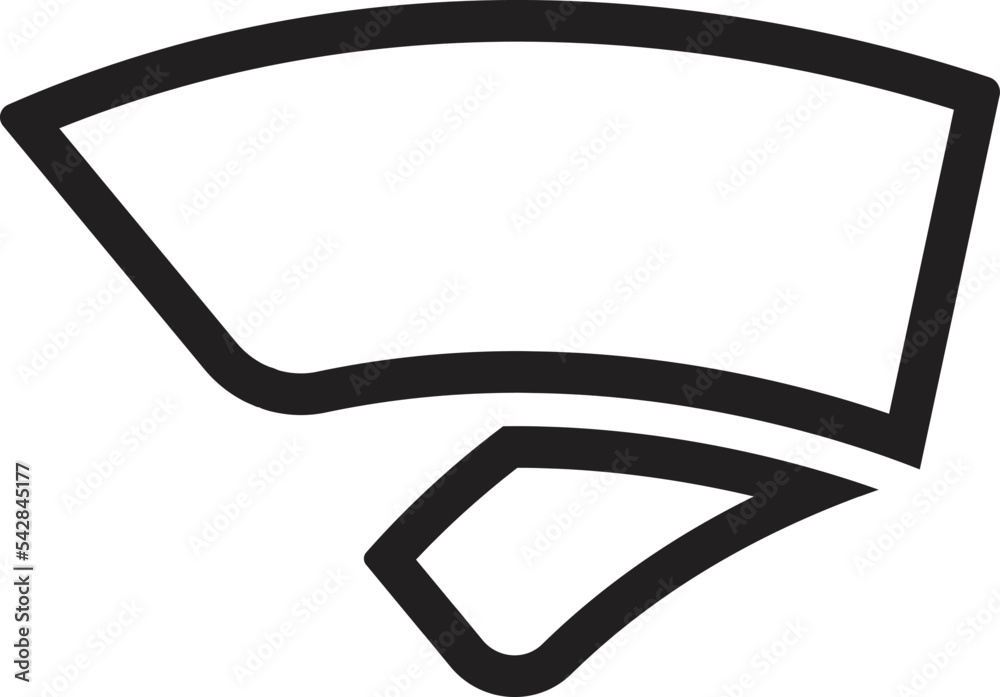 Abstract wing logo illustration in trendy and minimal style Abstract wing logo illustration in trendy and minimal style