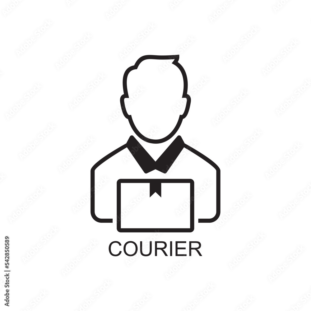 courier icon , logistic icon vector