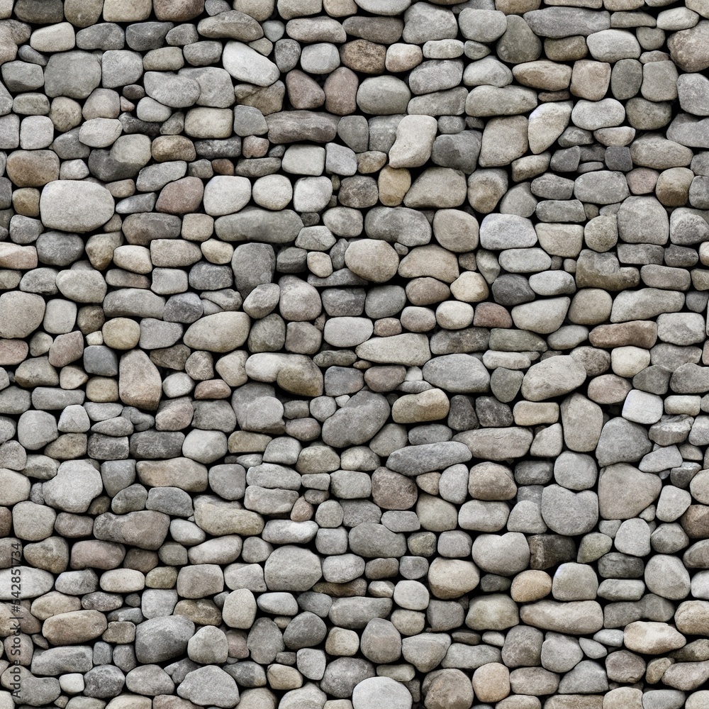 Stone wall texture Seamless background with different sized stones Digital illustration Stone wall texture Seamless background with different sized stones Digital illustration