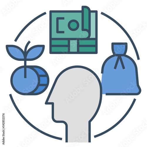 financial literacy icon