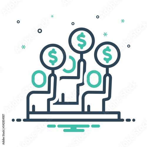 Mix icon for bidding