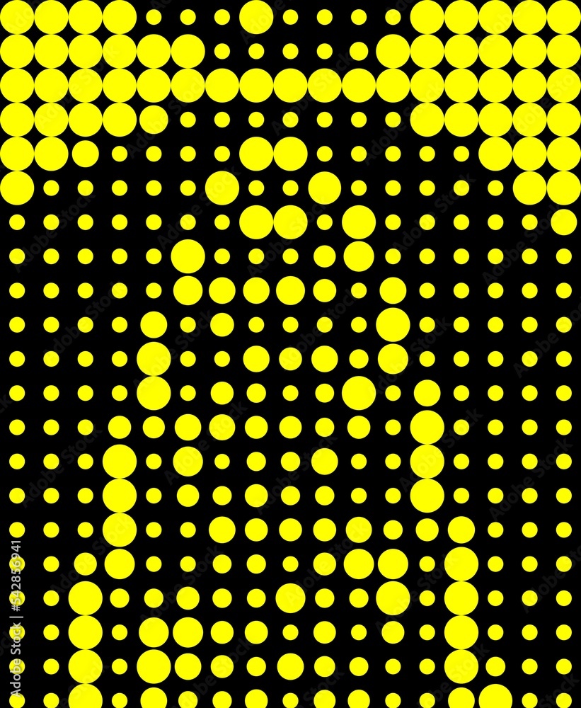 halftone arched hoops pattern and design on a black background halftone arched hoops pattern and design on a black background