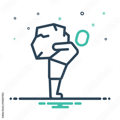 Mix icon for hardly