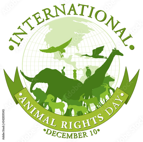 International Animal Rights Day banner design