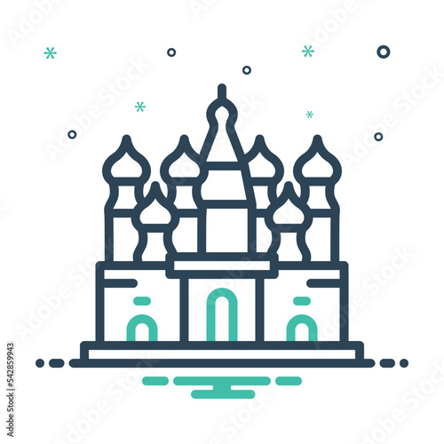 Canvas Print Mix icon for moscow