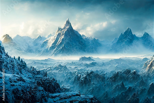 Snowy mountains
