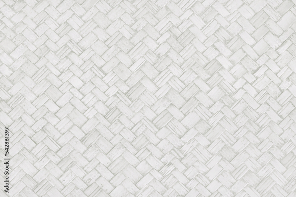 Old white bamboo weave texture background, pattern of woven rattan mat in vintage style. Old white bamboo weave texture background, pattern of woven rattan mat in vintage style.