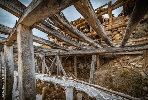 Valle Salado de Salinas de Añana, Álava, España photo