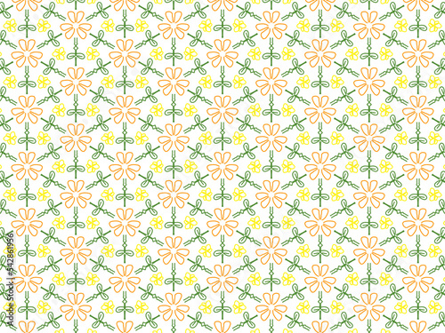 Abstract background pattern seamless flowers