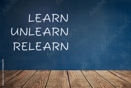 Classic chalkboard and text, knowledge concept