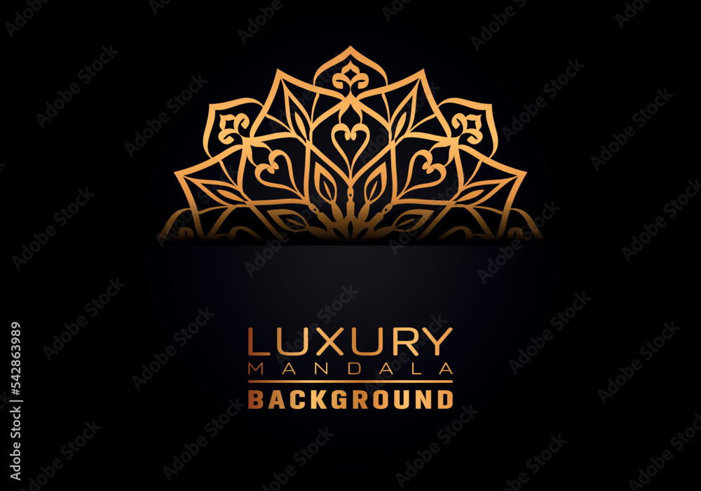 Luxury ornamental mandala background, arabesque style Luxury ornamental mandala background, arabesque style