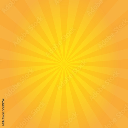Yellow rays background abstract pattern vector