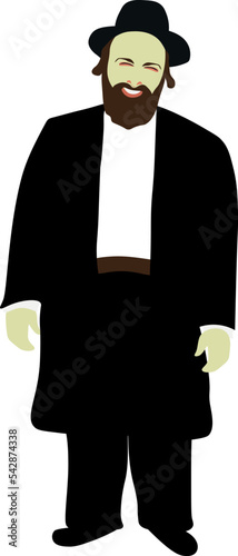 illustration of a jewish man