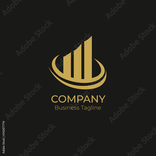 Logo Company Business Black Gold