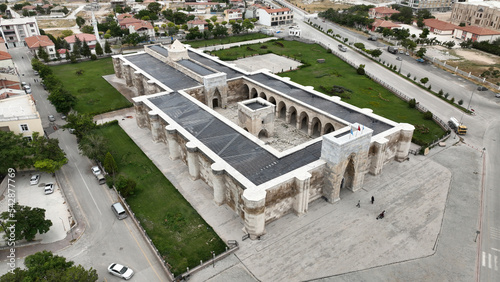 Sultanhani Caravanserai. It is located in Sultanhani district of Aksaray. Caravanserai was built in Seljuk period. photo