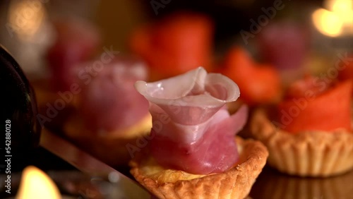two kinds of tarts on a plate