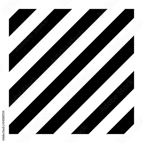 Striped seamless repeat pattern, black diagonal lines. Isolated png illustration, transparent background. Asset for overlay, texture, montage, collage. 