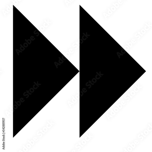 Black filled triangle shapes, graphic element. Isolated png illustration, transparent background. Asset for brush, stamp, montage, collage, grain source or neo geometric pattern. 