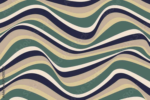 Groovy hippie 70s backgrounds with waves swirl twirl pattern