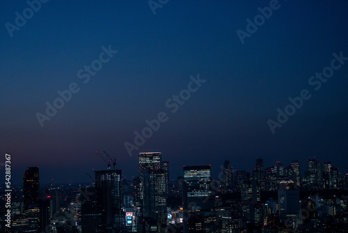 Tokyo's night landscape shot from Ebisu area to cover key Tokyo main districts © Matt-san