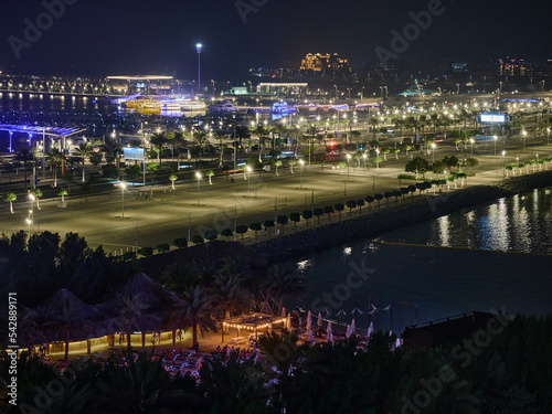 Wallpaper Mural Dubai - Modern Architecture at Night Torontodigital.ca