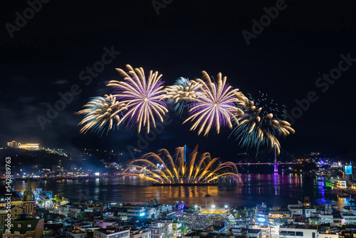 fireworks in Yeosu