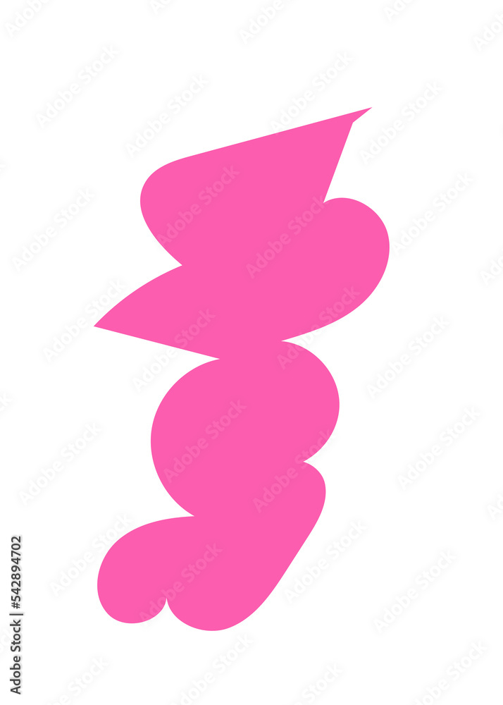 Abstract Blob Pink Shapes Abstract Blob Pink Shapes